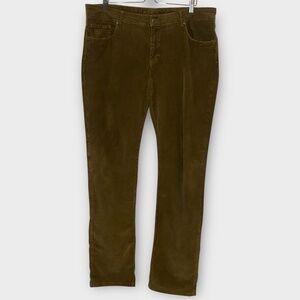 Bugatchi Men's Brown Corduroy Pants Size 38
